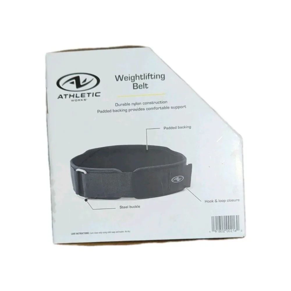 New Athletic Works Weightlifting Belt Size S/M (Waist27